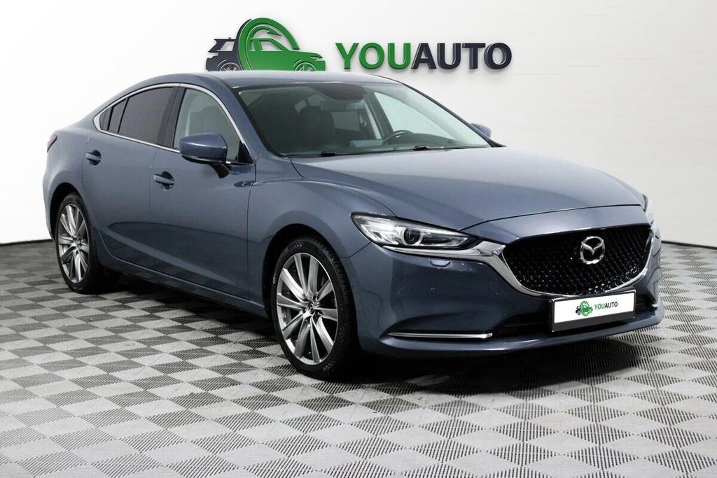 Mazda 6 2021, синий