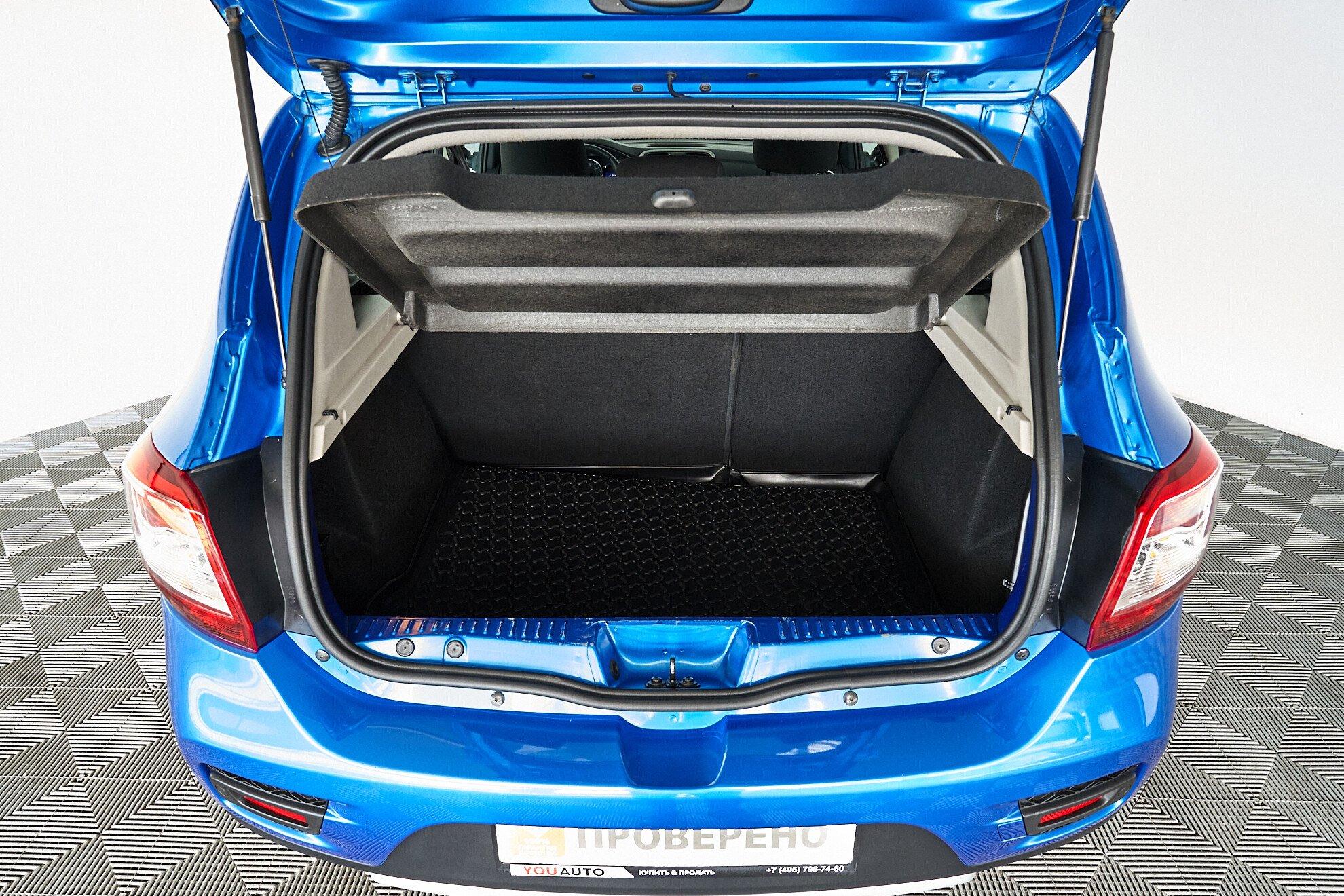 Renault Sandero 2018, синий