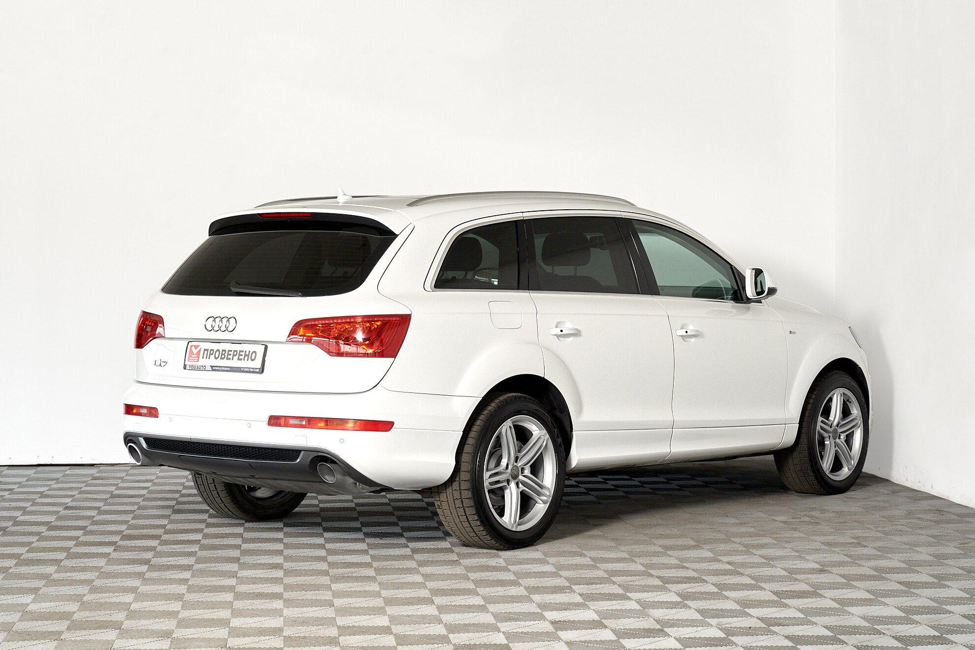 Audi Q7 2014, белый
