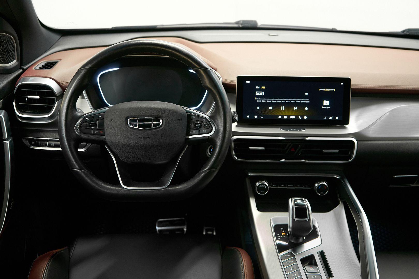 Geely Coolray 2021, черный