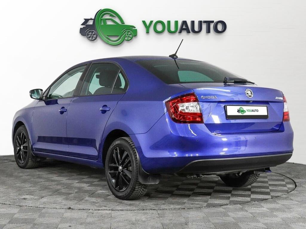 Skoda Rapid 2019, синий