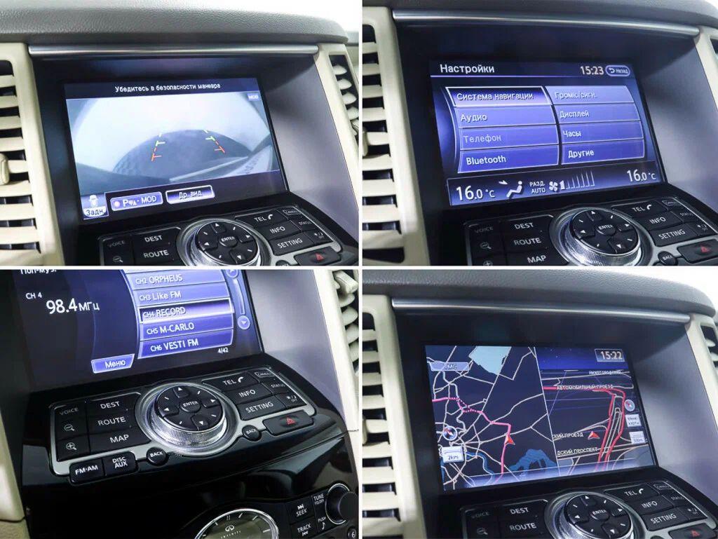 Infiniti QX70 2015, черный