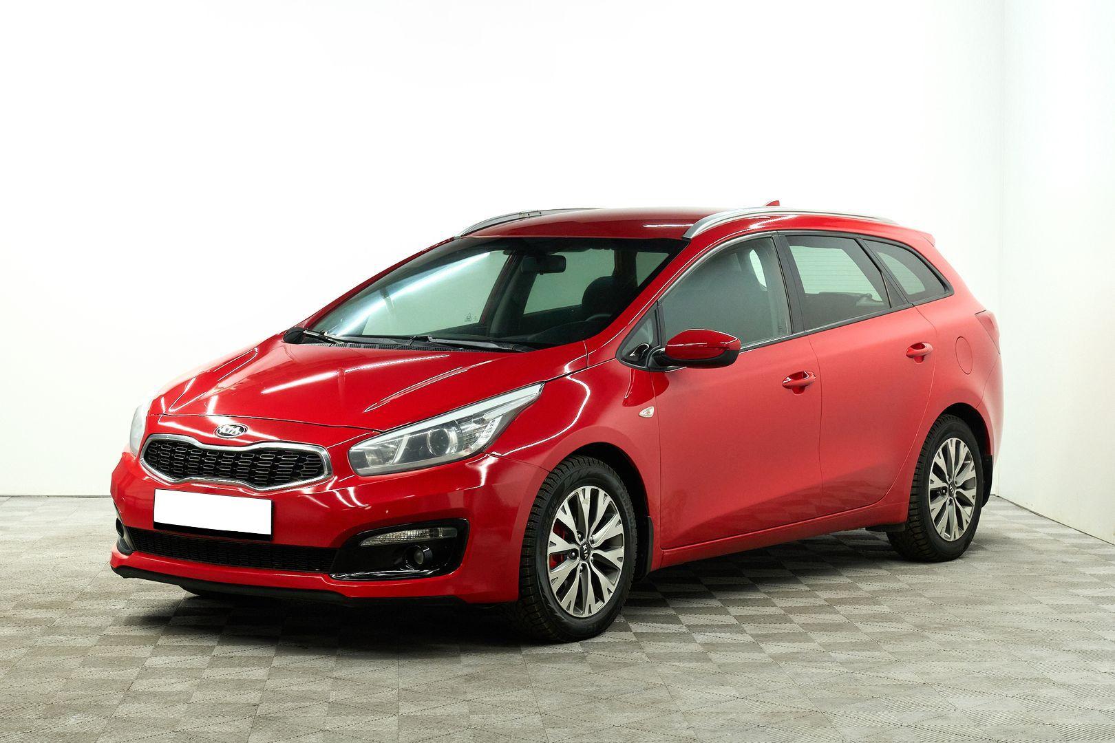 Kia Ceed 2018, красный