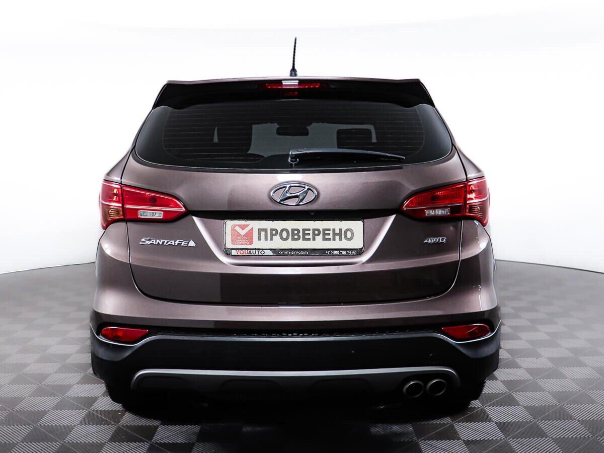 Hyundai Santa Fe 2015, коричневый