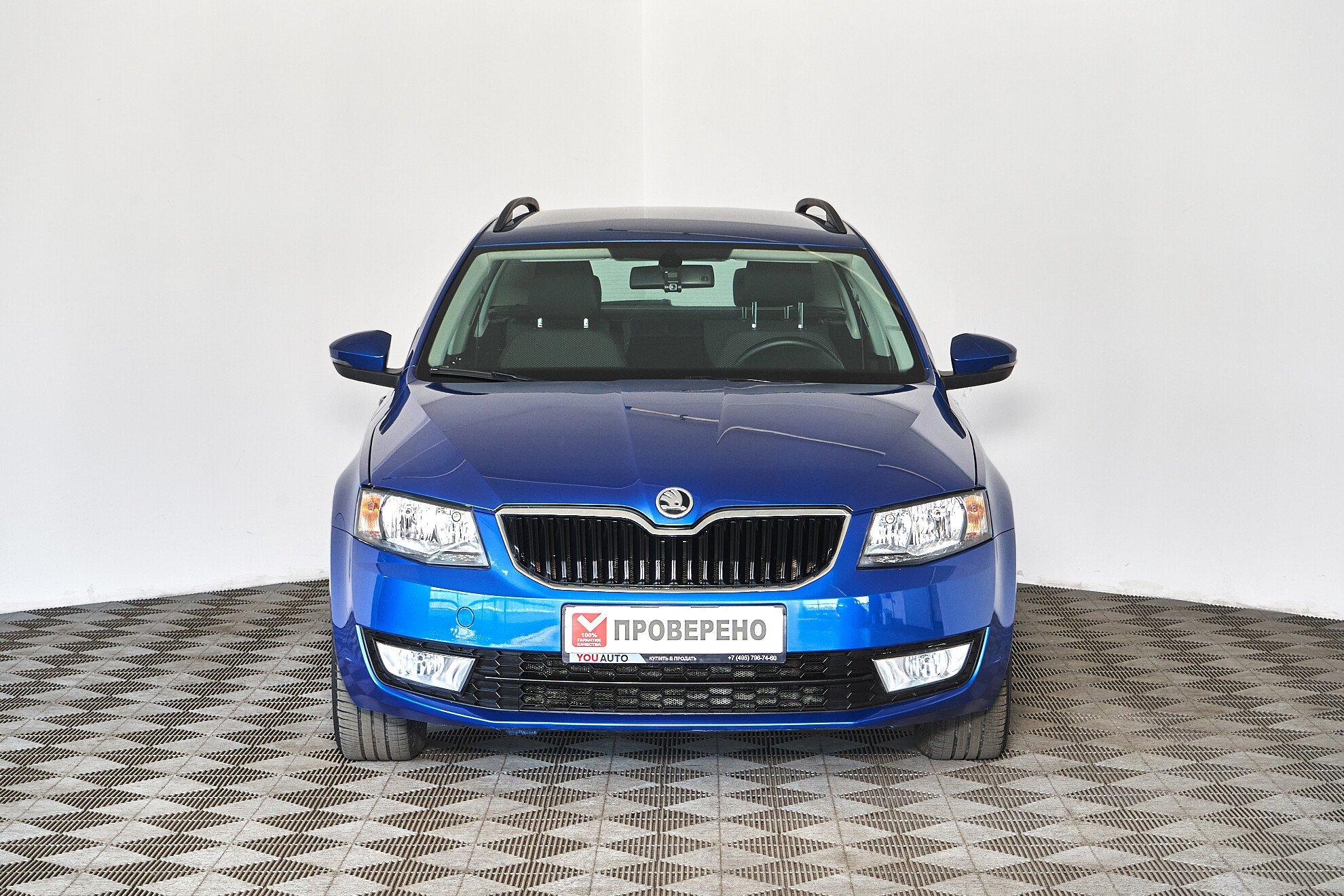 Skoda Octavia 2016, синий
