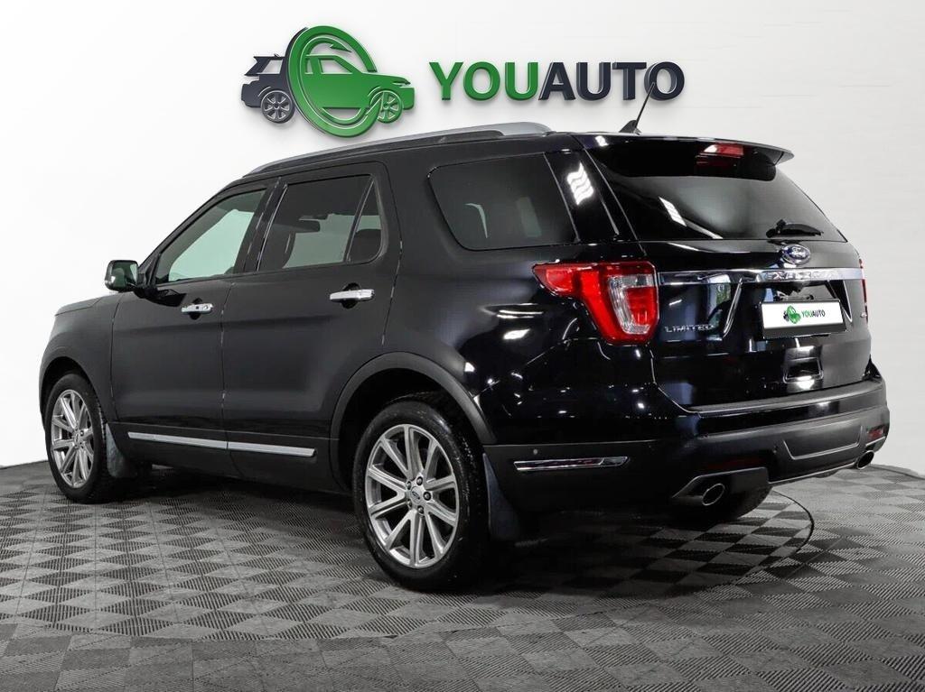 Ford Explorer 2018, черный