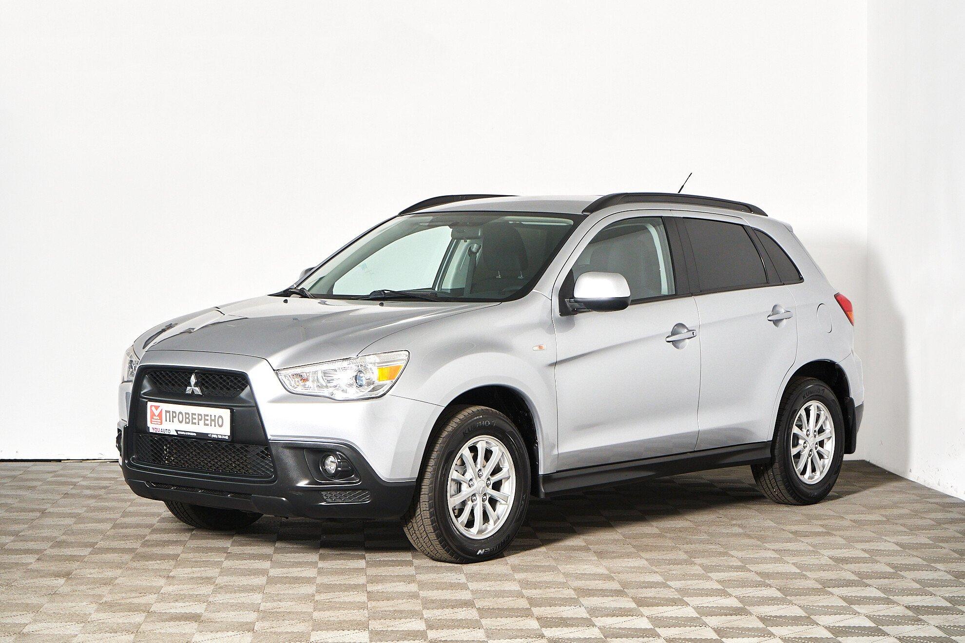 Mitsubishi ASX 2012, серебряный