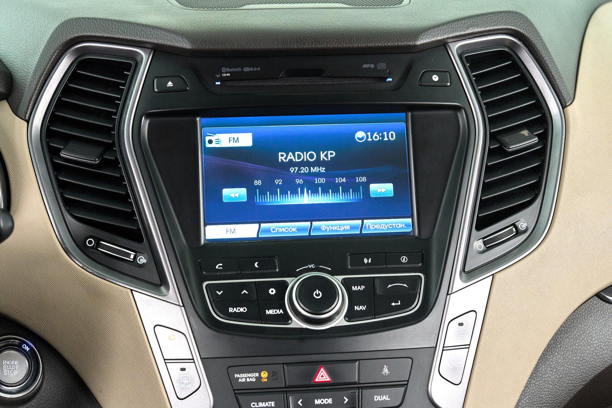 Hyundai Santa Fe 2014, синий