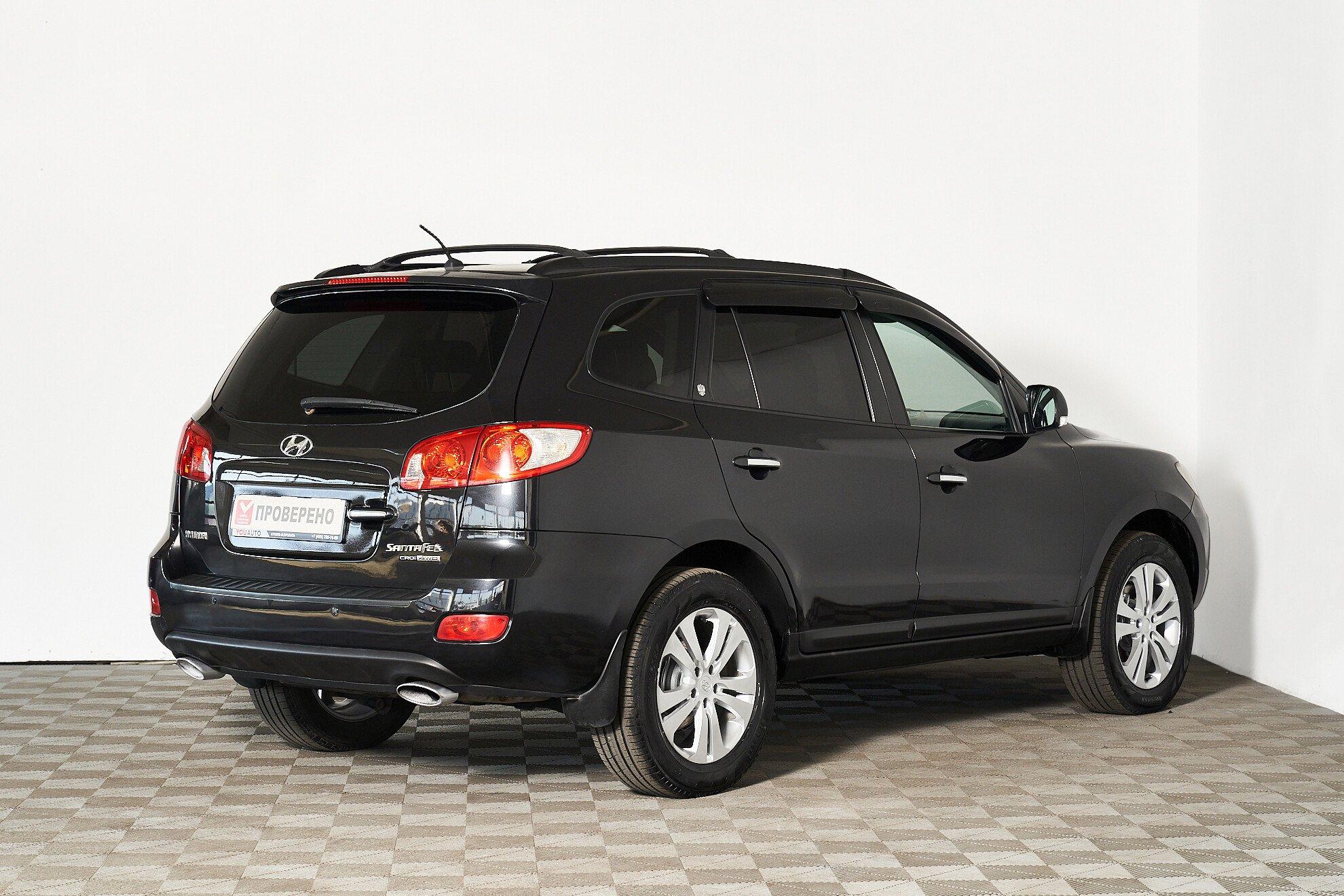 Hyundai Santa Fe 2009, черный