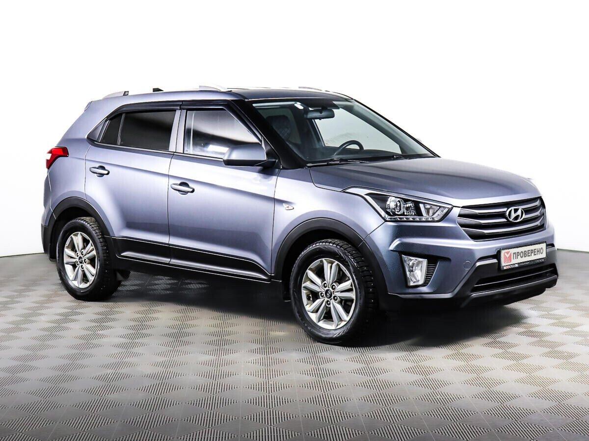 Hyundai Creta 2019, серебряный