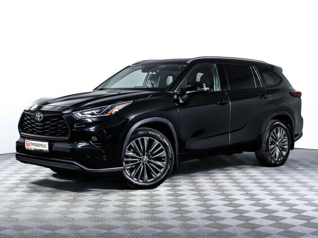 Toyota Highlander 2022, черный