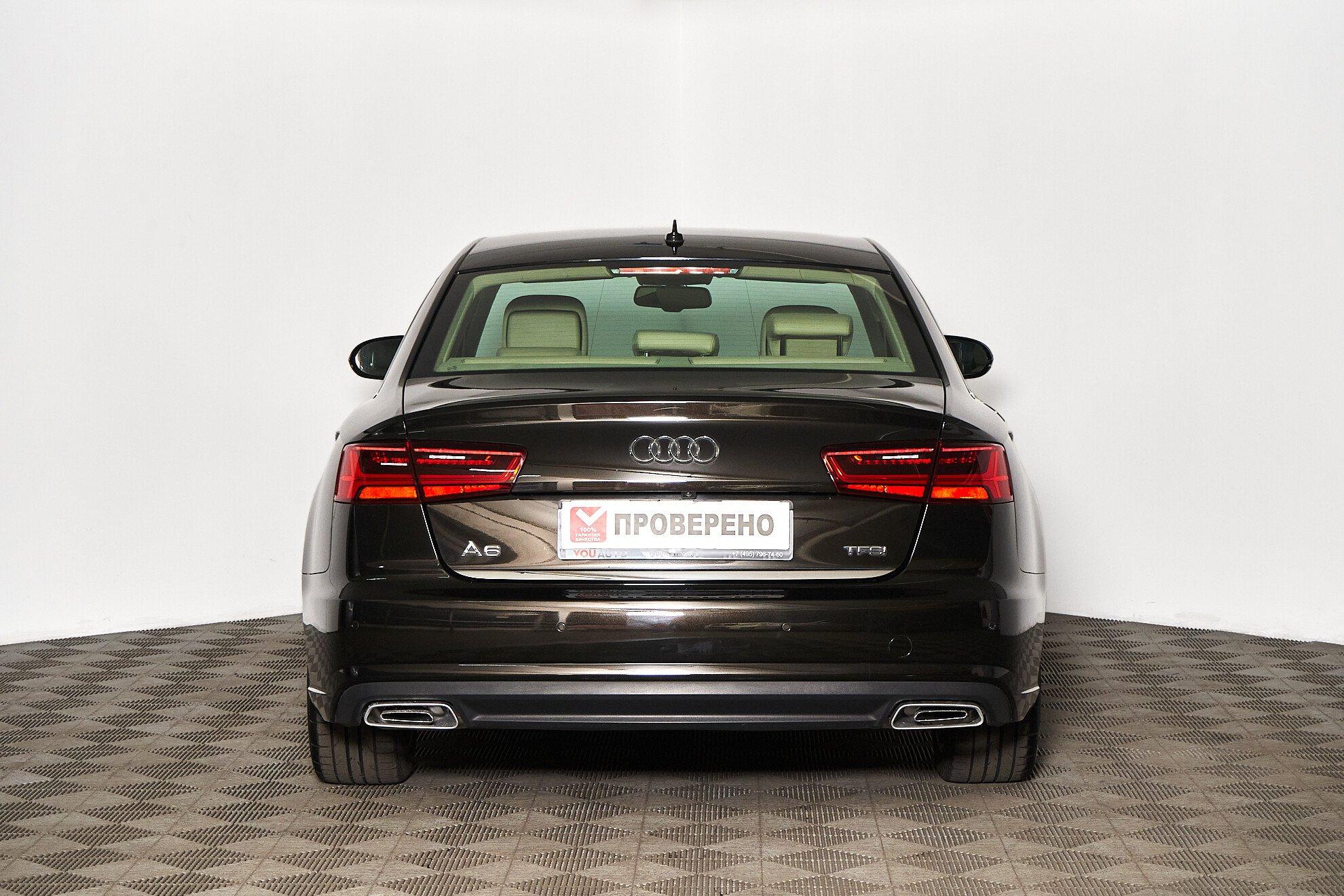 Audi A6 2017, черный