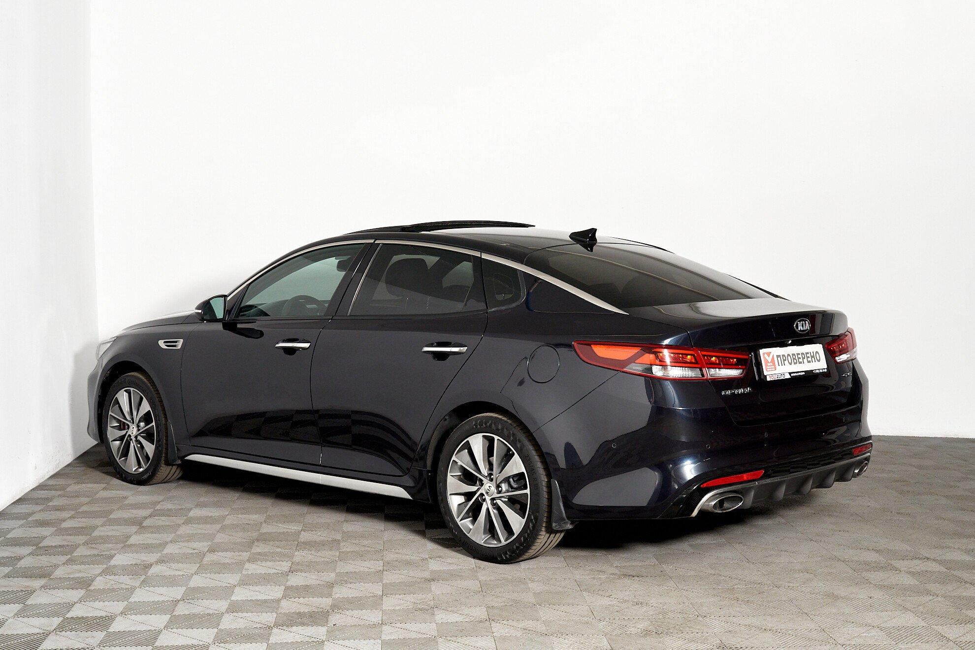 Kia Optima 2017, синий