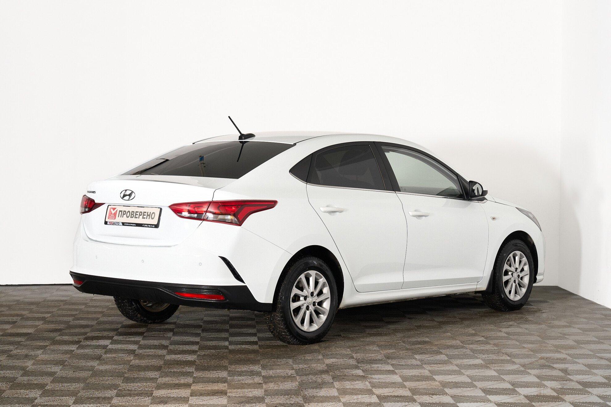 Hyundai Solaris 2020, белый
