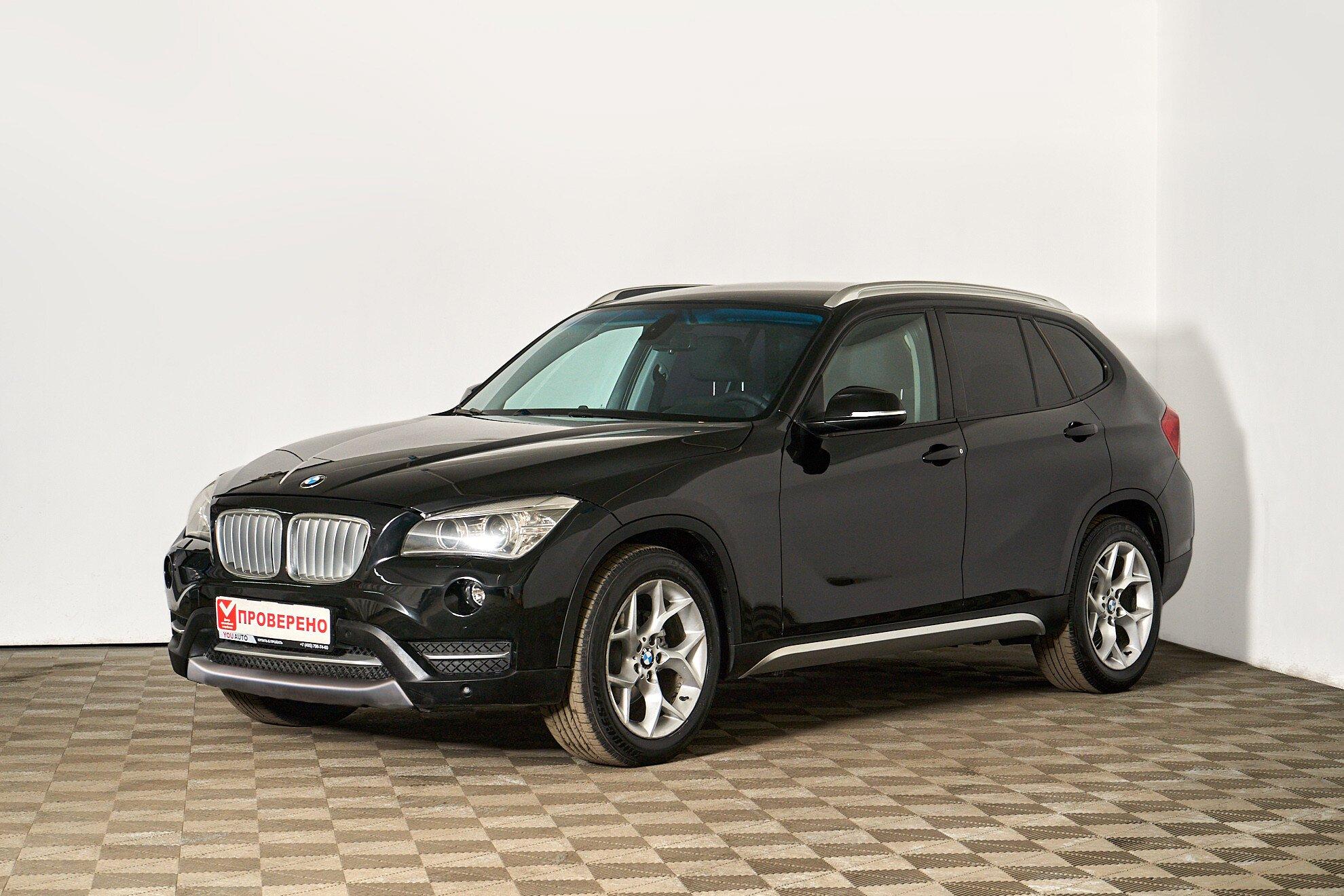 BMW X1 2013, черный