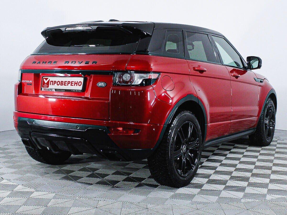 Land Rover Range Rover Evoque 2013, красный