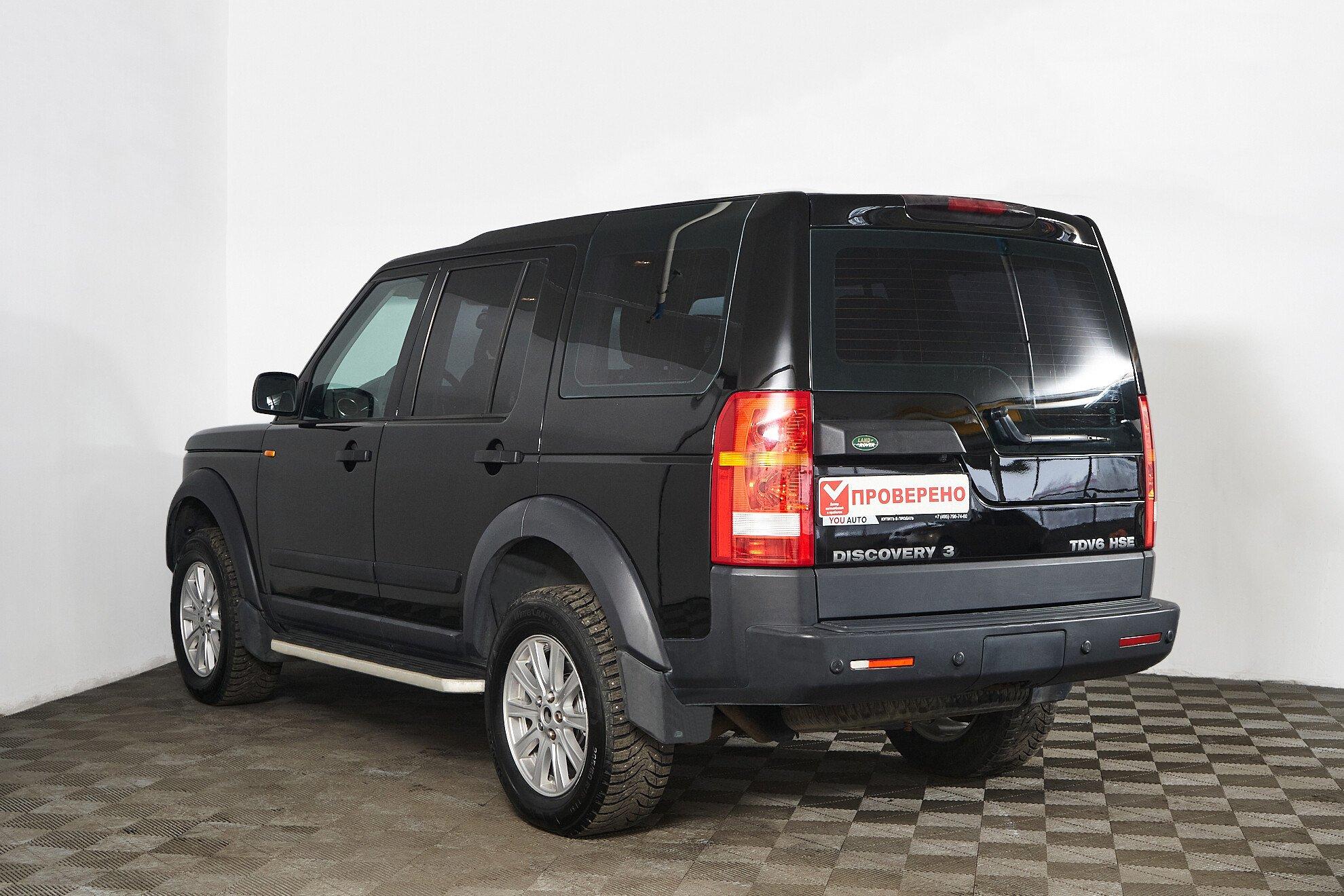 Land Rover Discovery 2008, черный