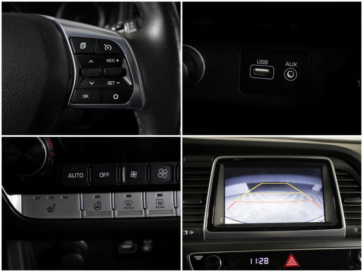 Hyundai Sonata 2019, белый