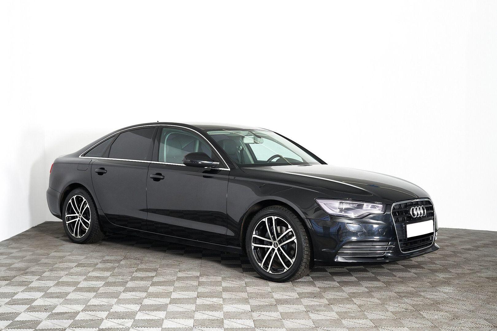 Audi A6 2013, черный