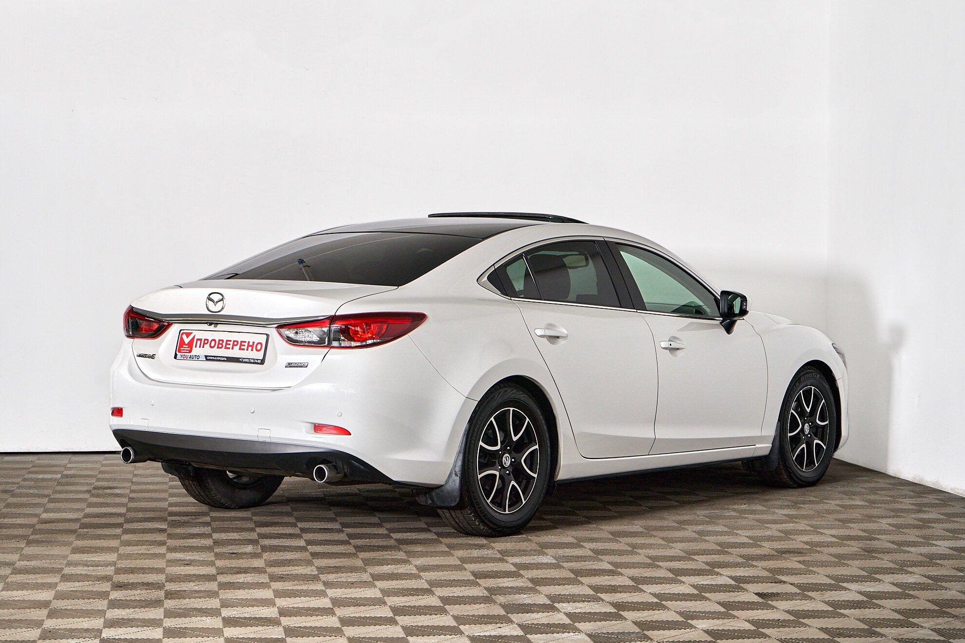Mazda 6 2017, белый