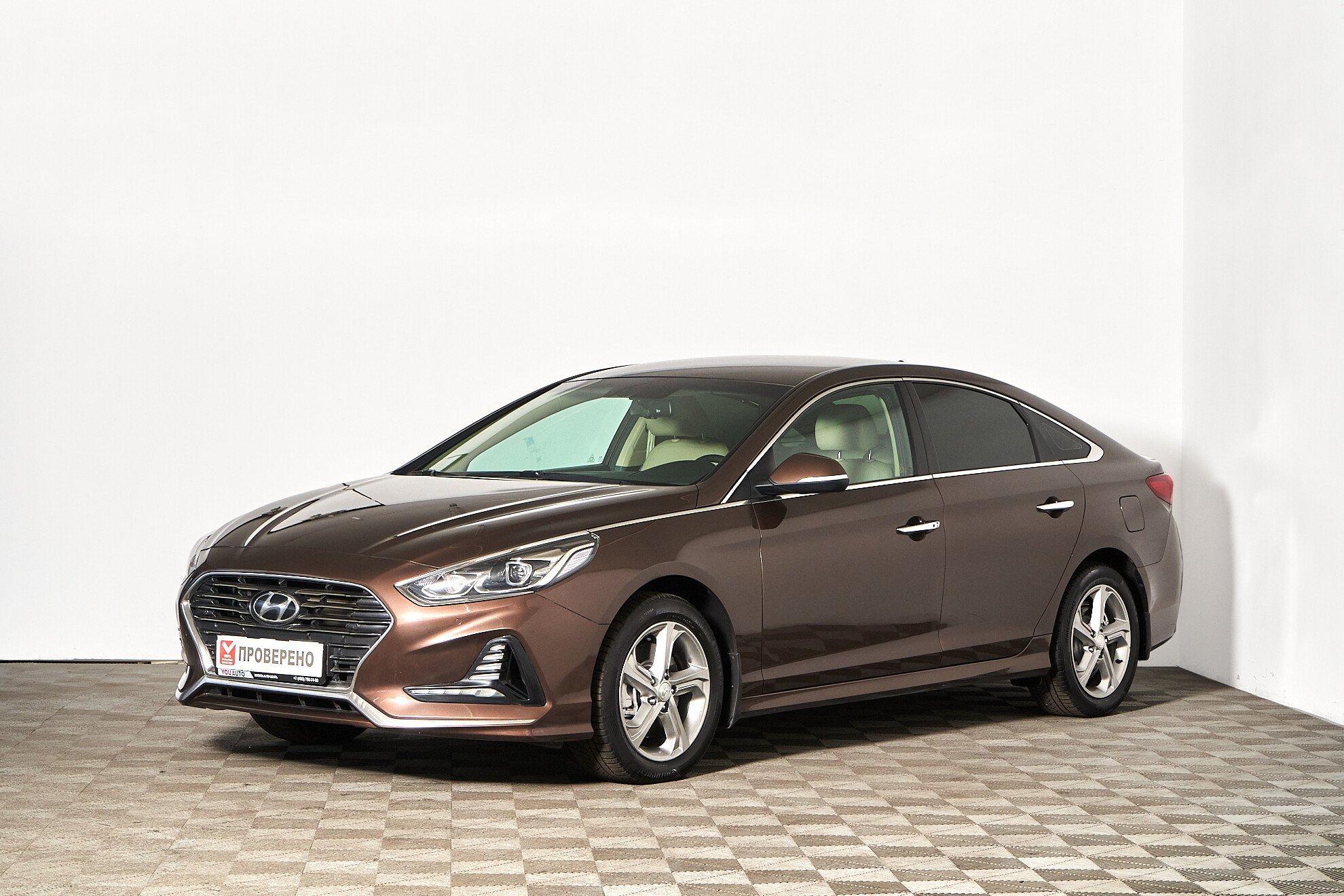 Hyundai Sonata 2018, коричневый