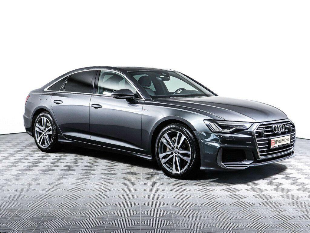 Audi A6 2020, серый