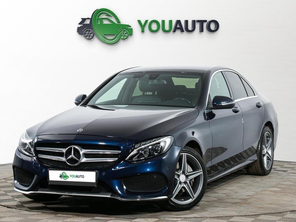 Mercedes-Benz C-Класс 2018, синий
