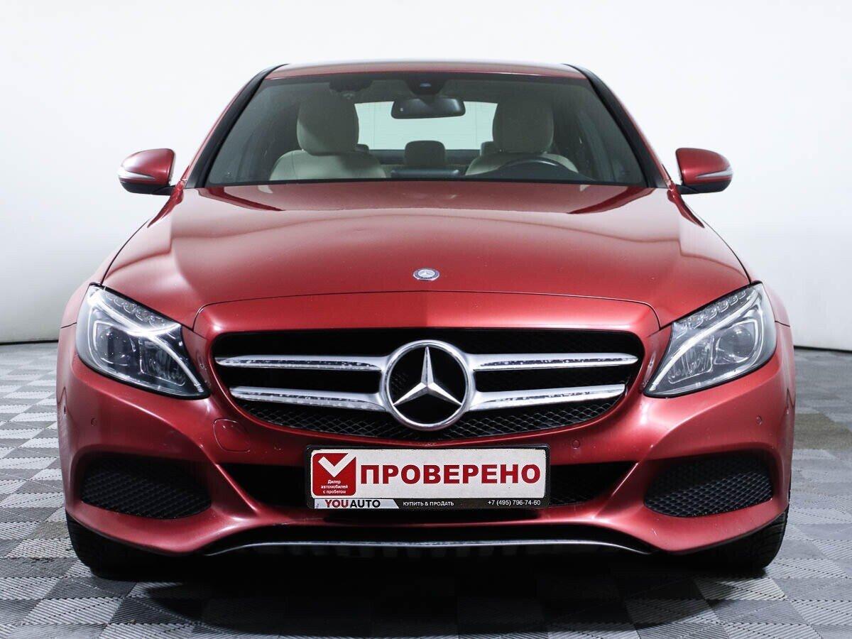 Mercedes-Benz C-Класс 2016, красный