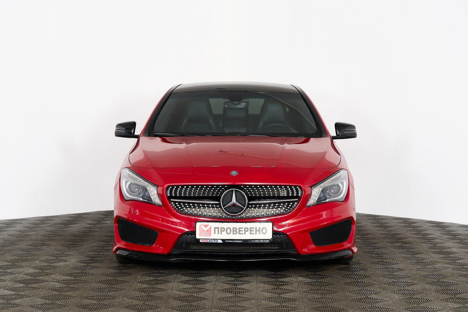 Mercedes-Benz CLA 2014, красный
