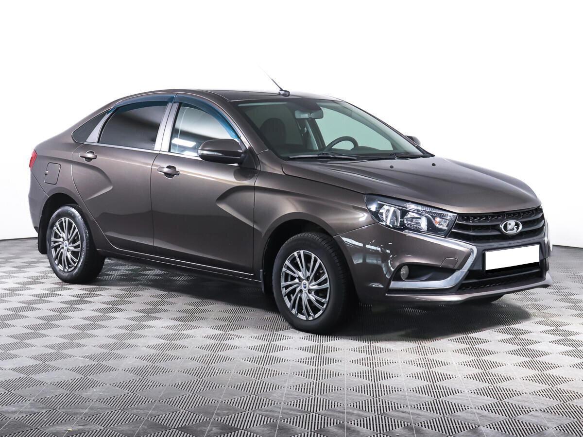 LADA (ВАЗ) Vesta 2017, коричневый