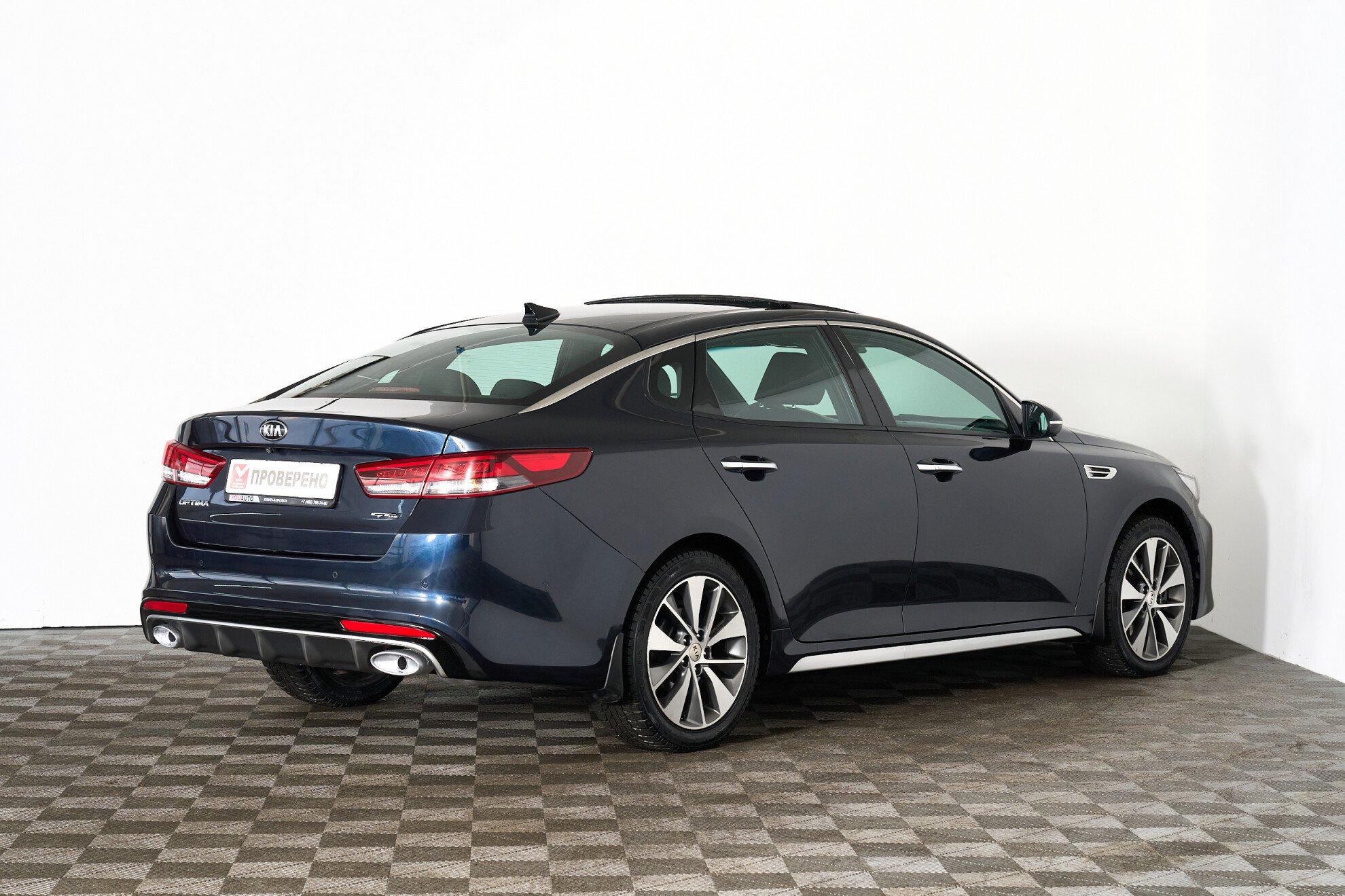 Kia Optima 2018, синий