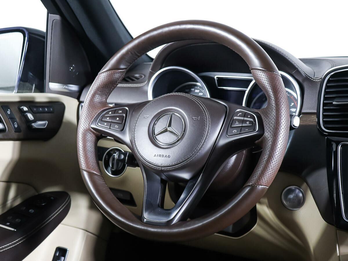 Mercedes-Benz GLS 2016, синий