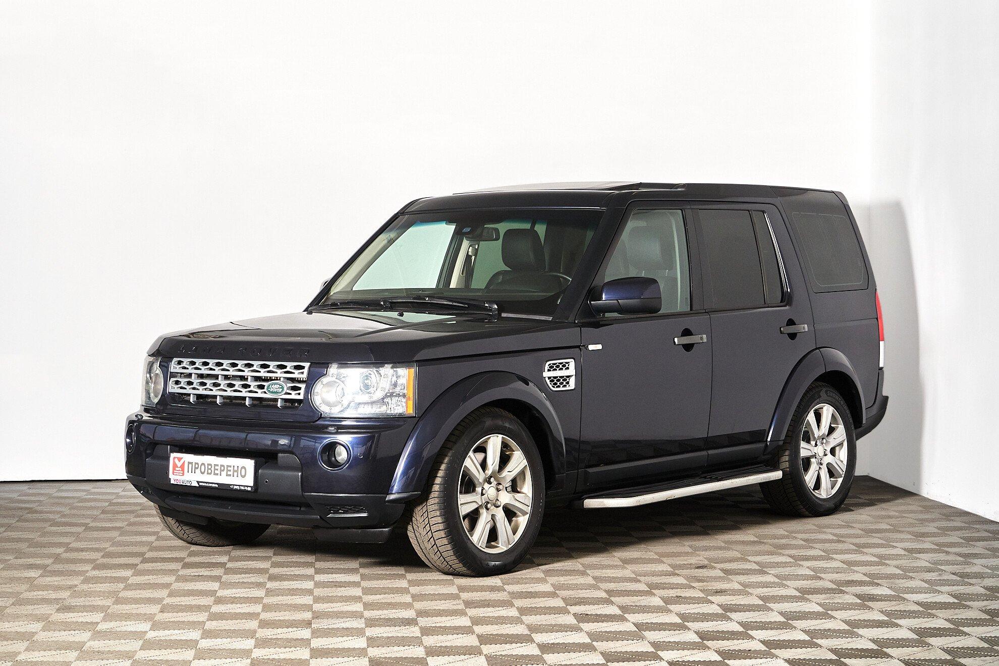 Land Rover Discovery 2013, синий