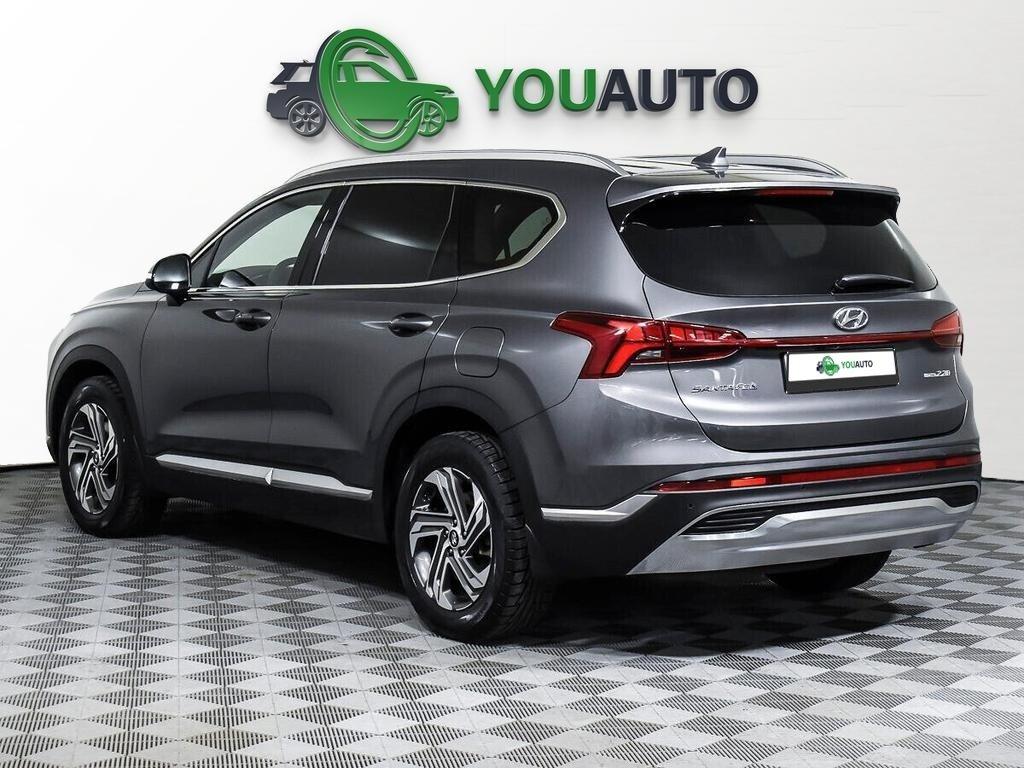 Hyundai Santa Fe 2020, серый