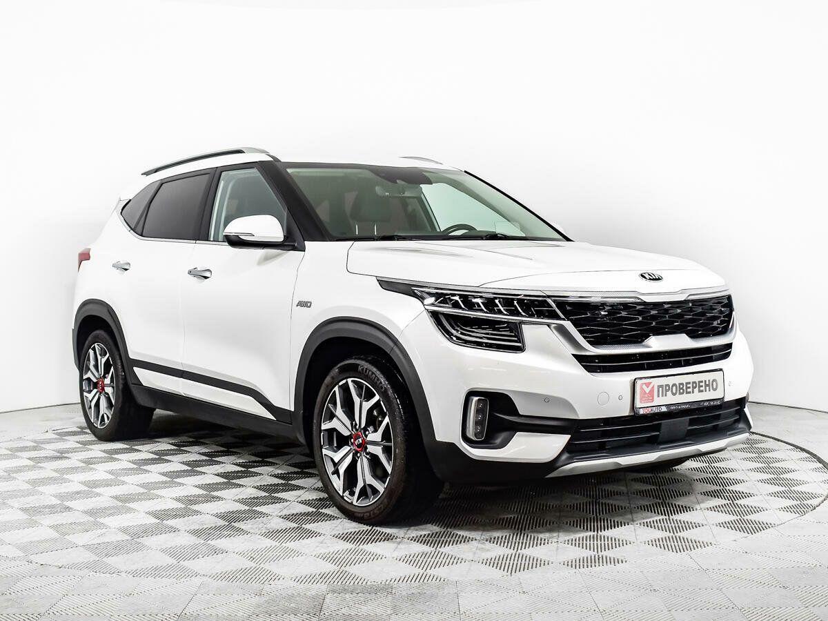 Kia Seltos 2022, белый