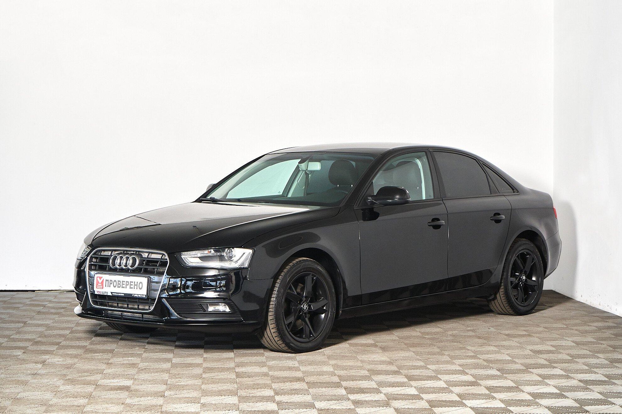 Audi A4 2012, черный