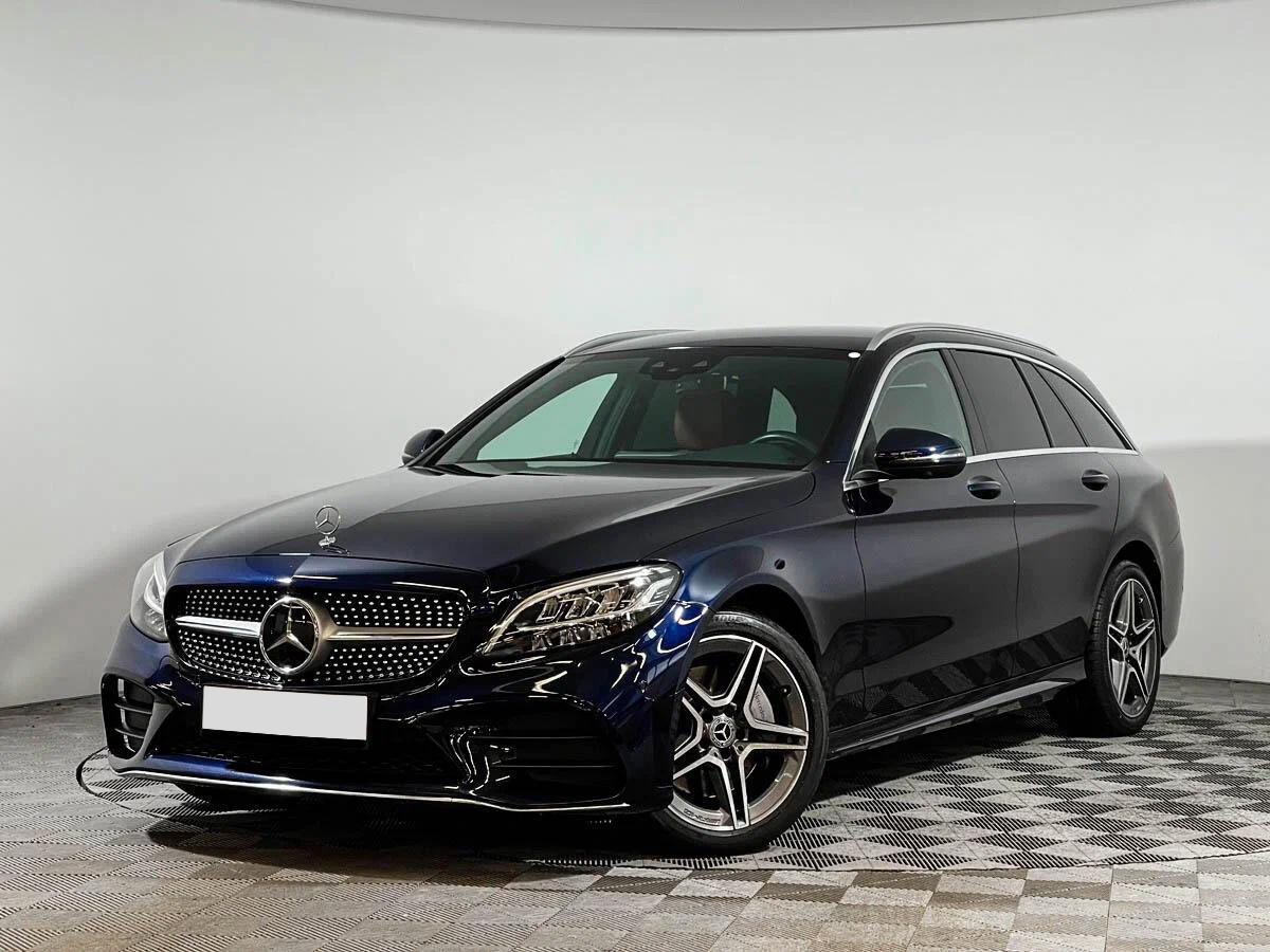 Mercedes-Benz C-Класс 2018, синий