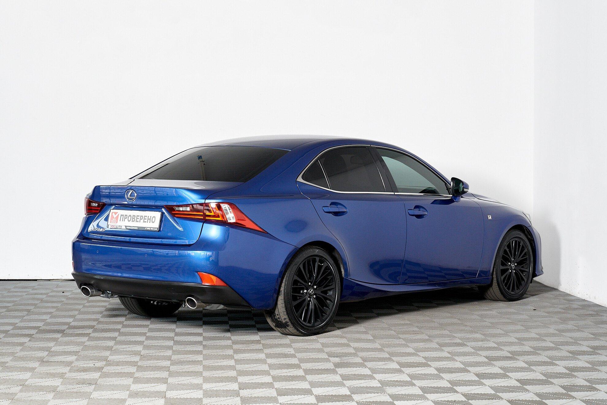 Lexus IS 2014, синий