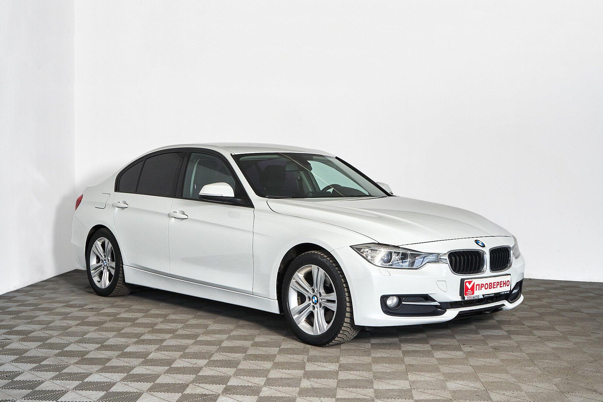 BMW 3 серии 2013, белый