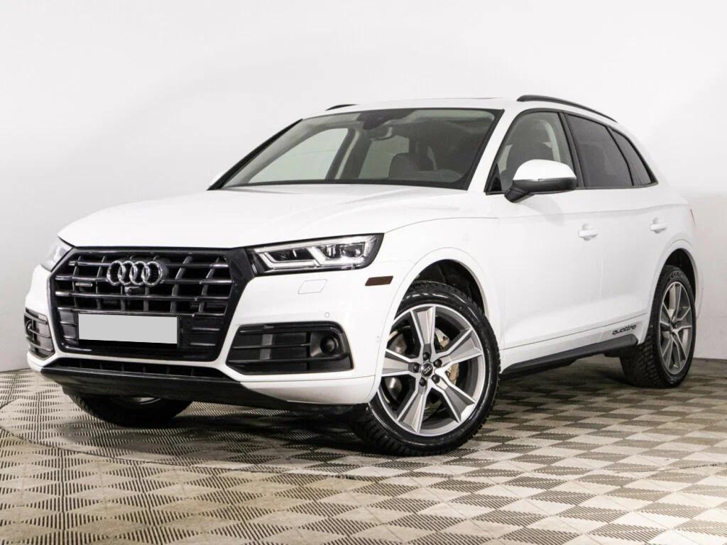 Audi Q5 2017, белый