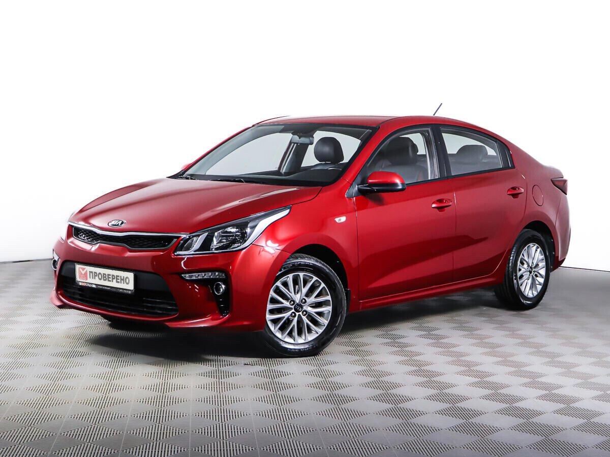 Kia Rio 2020, красный