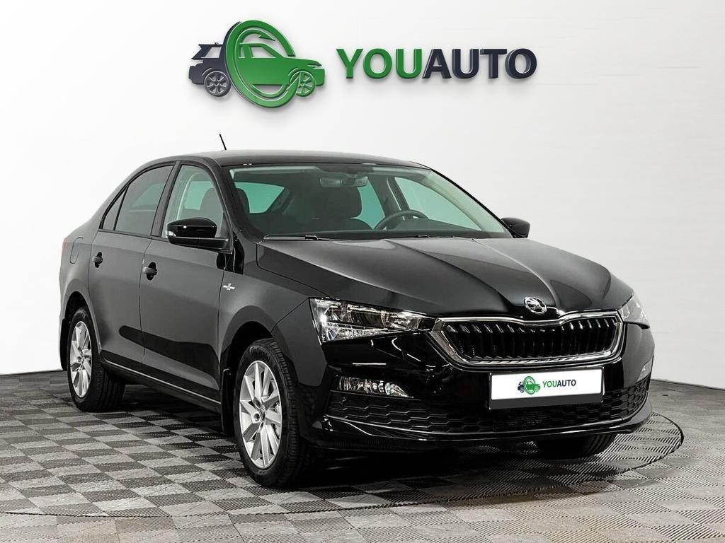 Skoda Rapid 2022, черный