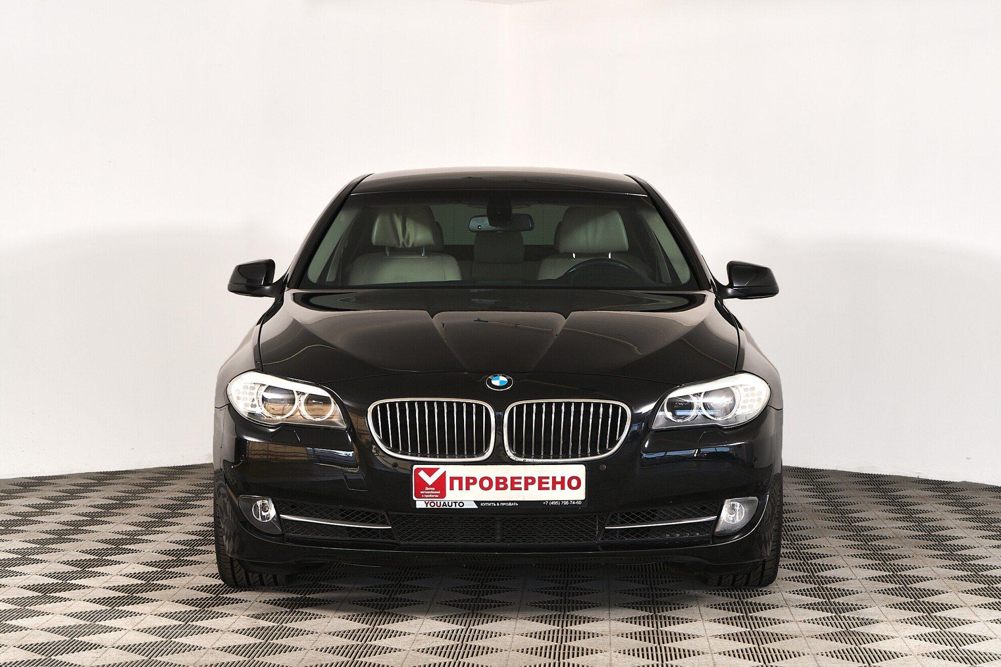 BMW 5 серии 2011, черный