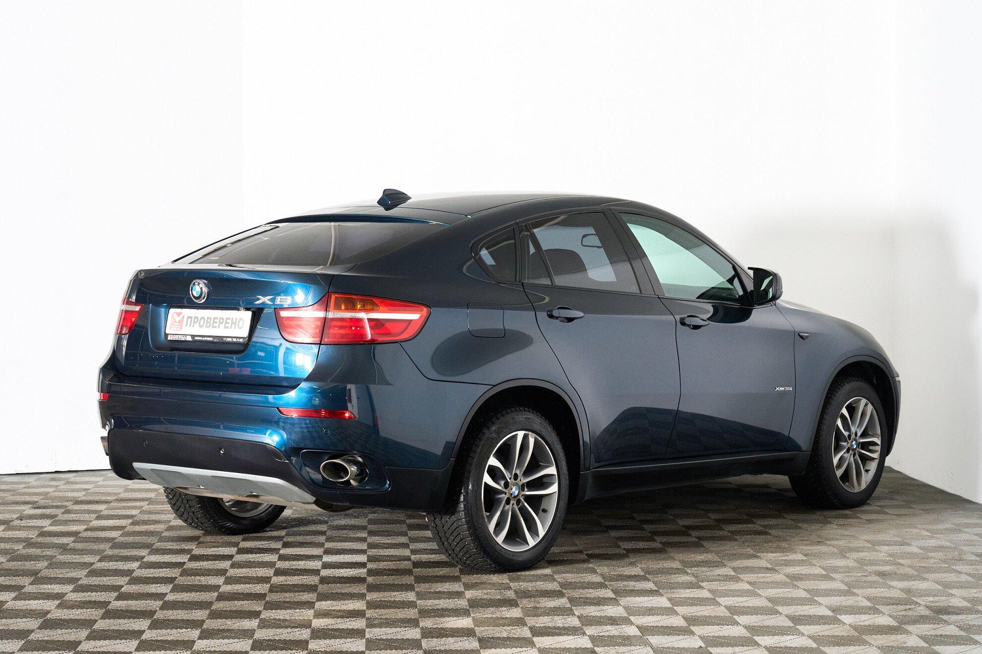 BMW X6 2012, синий