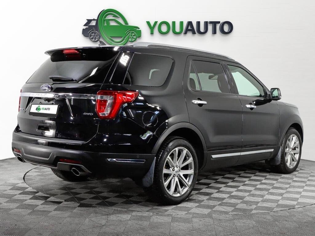 Ford Explorer 2018, черный