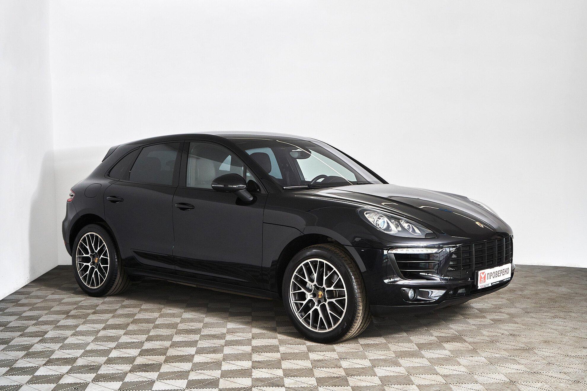 Porsche Macan 2014, черный