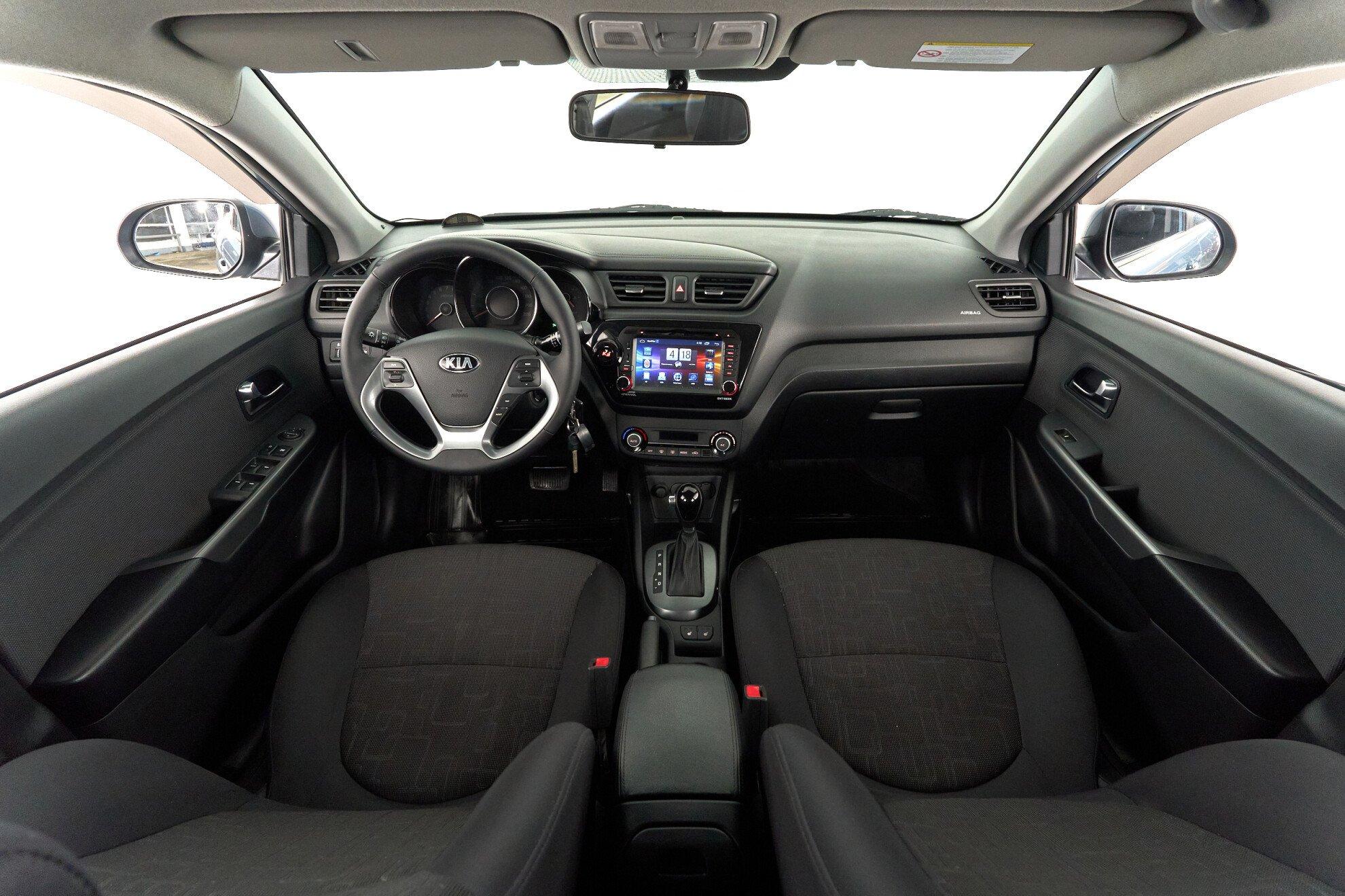 Kia Rio 2015, голубой