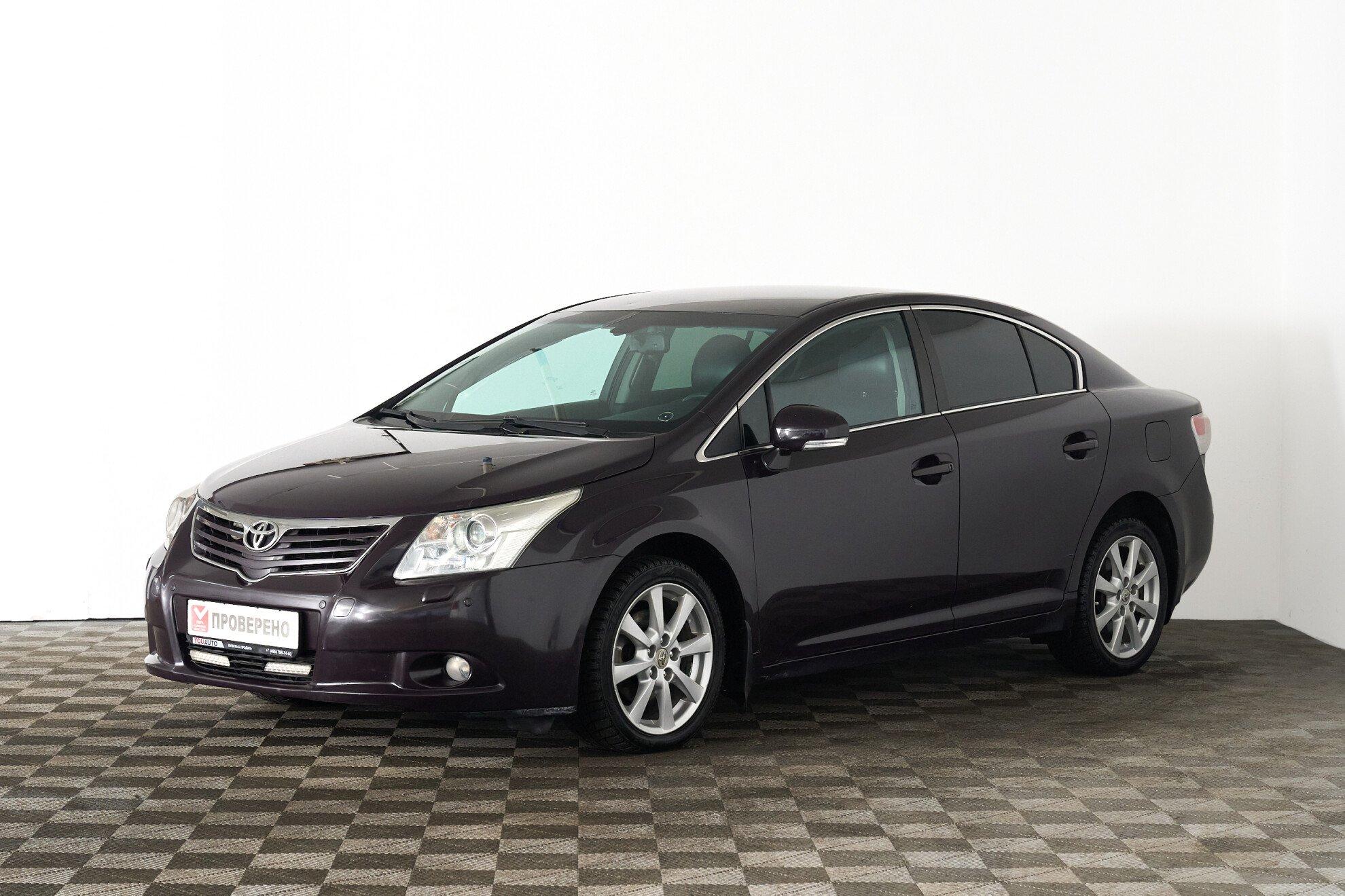 Toyota Avensis 2009, черный