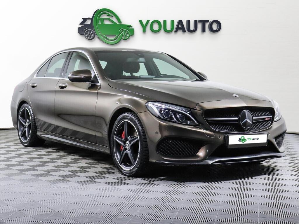 Mercedes-Benz C-Класс 2018, коричневый