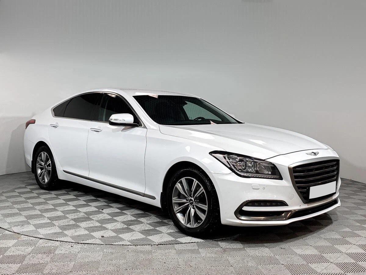 Genesis G80 2019, белый